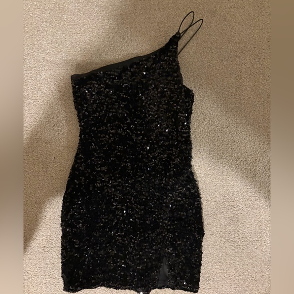 Dillards Dresses & Skirts - Black Sequin Mini Dress
